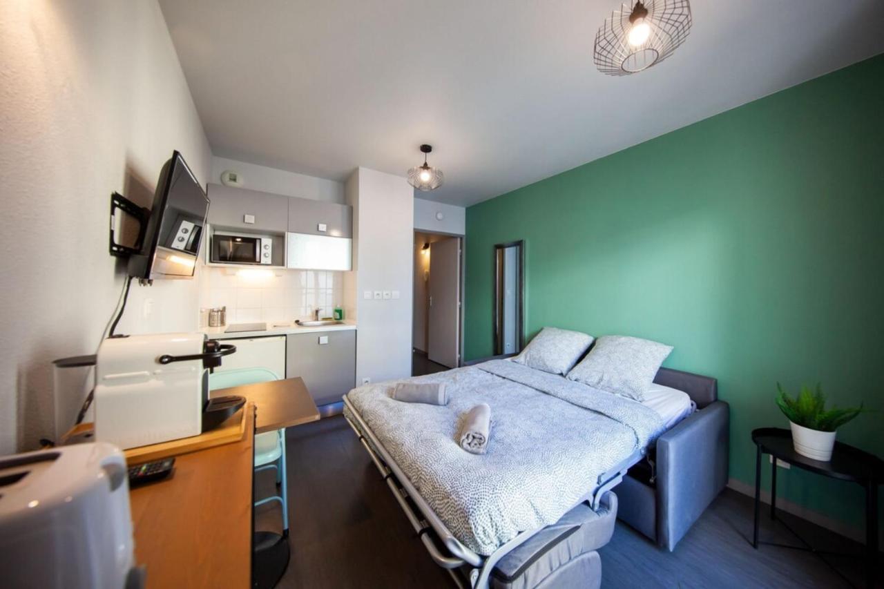 Apartament Le Petit Hector -Studio Cosy Avec Parking -Debourg Lyon Zewnętrze zdjęcie